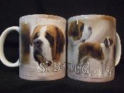 TASSE/MUG -  Chien SAINT BERNARD POIL COURT