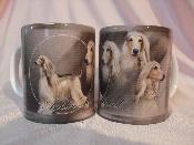 TASSE/MUG -  Chien LEVRIER AFGHAN GRIS