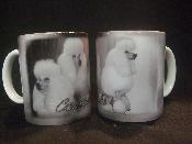 TASSE/MUG -  Chien CANICHE BLANC