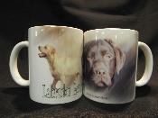 TASSE/MUG -  Chien LABRADOR SABLE ET CHOCOLAT