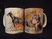 TASSE/MUG -  Chien DOBERMAN