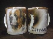 TASSE/MUG -  Chien SAINT BERNARD POIL LONG