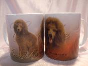 TASSE/MUG -  Chien CANICHE ROUGE