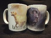 TASSE/MUG -  Chien LABRADOR SABLE ET NOIR